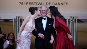 Cannes - Michael Douglas + Familie