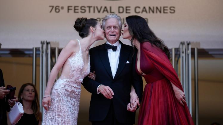 Cannes - Michael Douglas + Familie