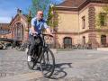 Mobil mit dem Rad ist Rüdiger Berger