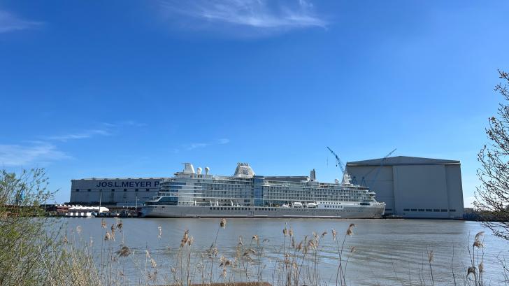 Die „Silver Nova“, der jüngste Kreuzfahrt-Neubau der Meyer Werft.