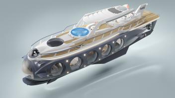 A Dutch company has unveiled a £22 million ($25m) superyacht that can stay underwater for days at a time. U-Boat Worx,