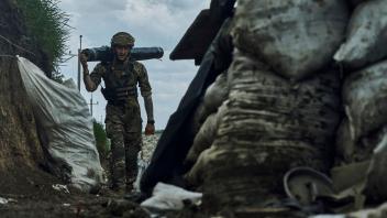 Soldat in Bachmut