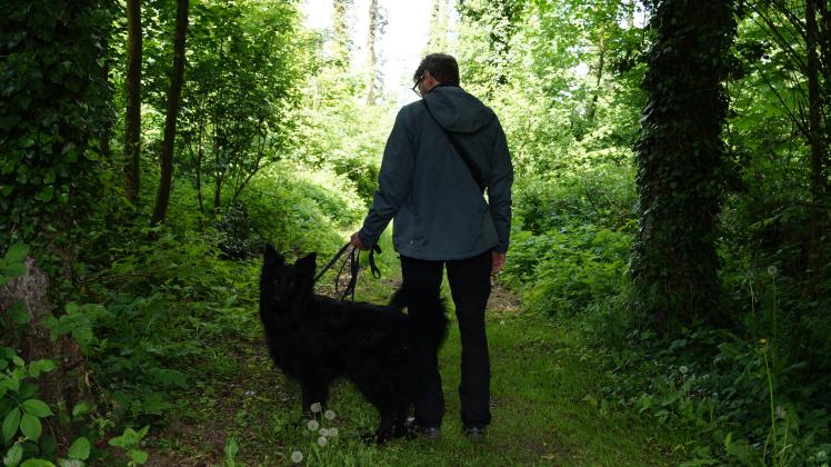 Andreas K. mit Hund