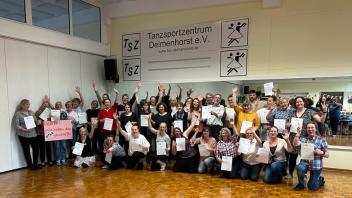 Abnahme des Deutschen Tanzsportabzeichens beim TSZ Delmenhorst, 14. Mai 2022