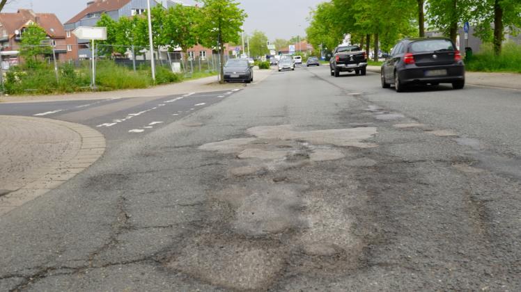 Eine Holperstrecke ist die Ortsdurchfahrt in Emsbüren.