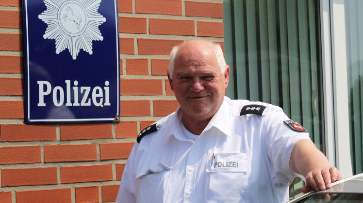 Zwölf Jahre lang leitete Reinhard Wilke die Polizeistation in Ankum. 