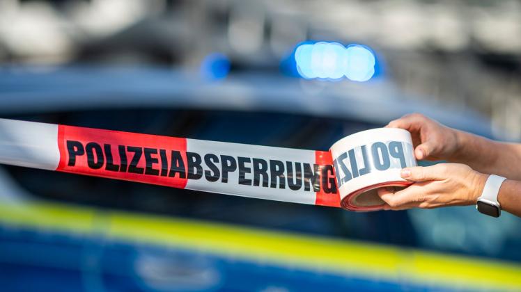 Polizeiabsperrung