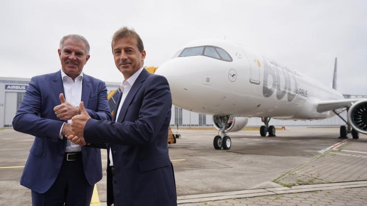 Airbus übergibt 600. Maschine an Lufthansa