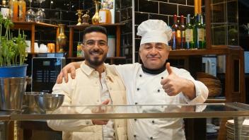 Moaz Albatal und Sefik Ince erweitern das Bistro Mediterraneo mit einem gleichnamigen Restaurant um die Ecke.