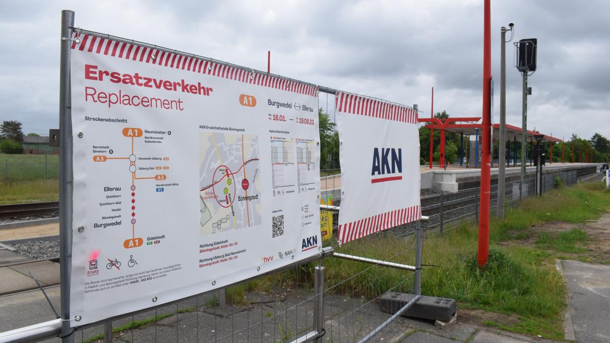 S21-Ausbau: Bahnhof Bönningstedt Wegen Bauarbeiten Früher Fertig | SHZ