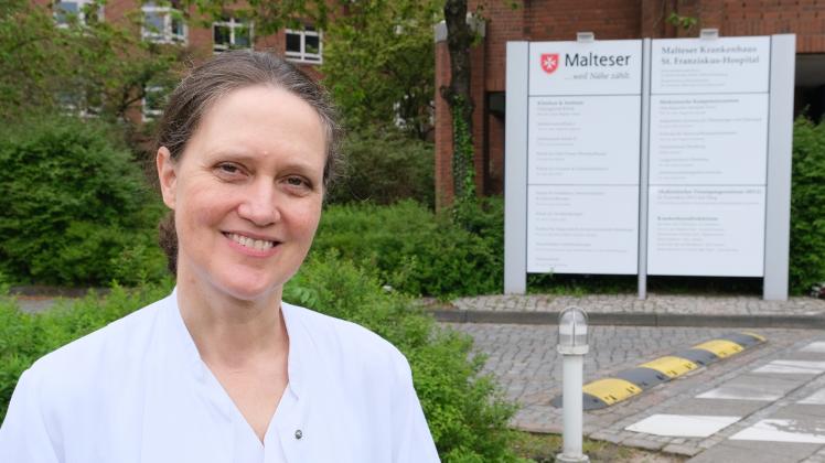 Angela Krackhardt ist neue Chefärztin am Malteser-Krankenhaus St.-Franziskus-Hospital in Flensburg.