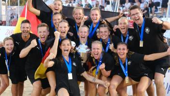 Deutschlands Beach-Handballerinnen