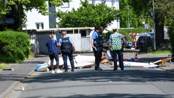 Leichtflugzeug stürzt in Wetzlar ab