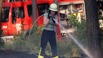 Erster Waldbrand im Kreis Ludwigslust