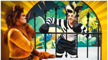 Der Löwe und das Zebra: Mathias Meffert (links) und Andrew Chadwick als ungleiche Freunde.