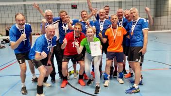 Deutsche Meister Ü59-Volleyball-Senioren des VfL Lintorf