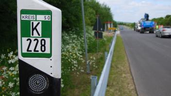 Melle, Bissendorf, Baustelle, Kreisstraße 228, Fahrbahn, Radweg, Landkreis Osnabrück