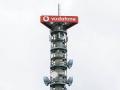Symbolfoto: Funkmast der Mobilfunkgesellschaft Vodafone. Berlin, 24.05.2023 Berlin Deutschland *** Symbol photo radio ma