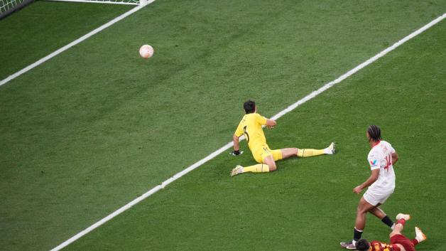 Paulo Dybala erzielte für AS Rom das 1:0.