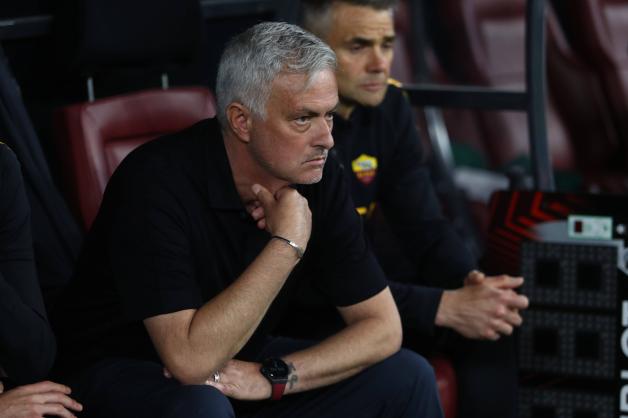 Star-Trainer José Mourinho konnte die Roma nicht zum Sieg verhelfen.