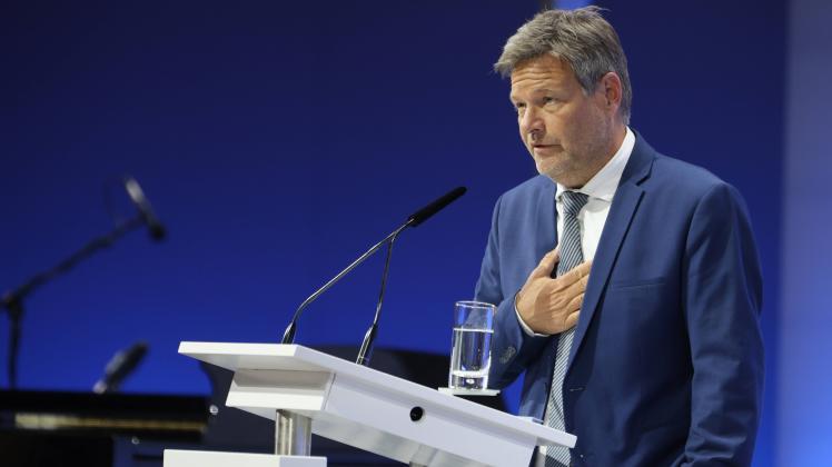 DEU, Deutschland, Niedersachsen, Hannover, 31.05.2023: Deutscher Sparkassentag 2023. Robert Habeck (Bündnis 90/Die Grüne