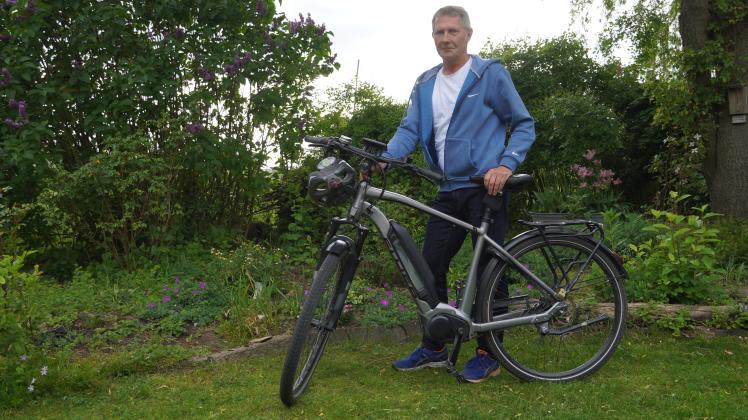 Frank Bänsch pendelt seit drei Jahren mit dem Fahrrad von Westerkappeln nach Osnabrück.