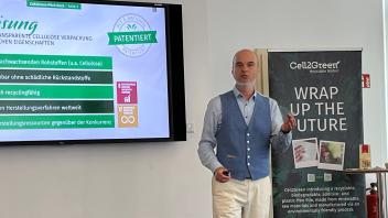 Dirk Hollmann hat mit einer Idee seiner Cell2Green GmbH den Inno Award 2022 gewonnen. 