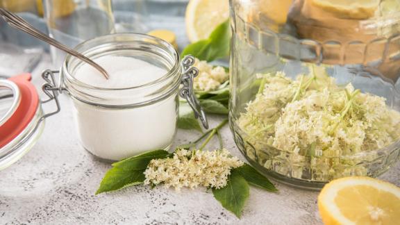 Holunderblütensirup Holunderblütensirup