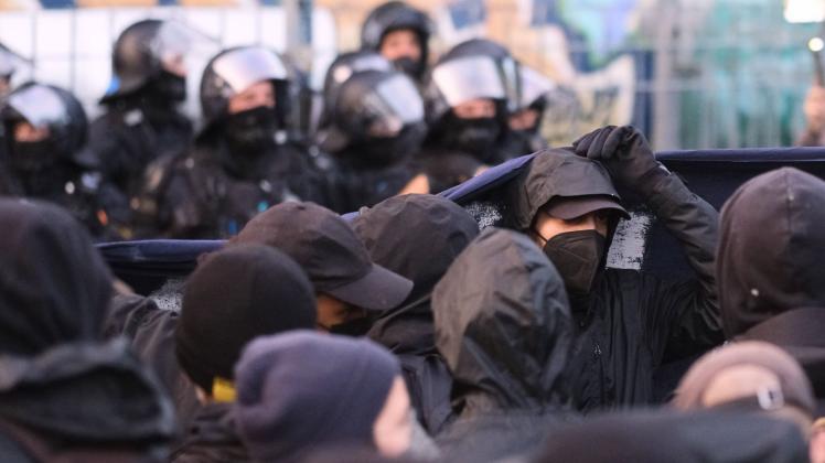 Proteste in Leipzig