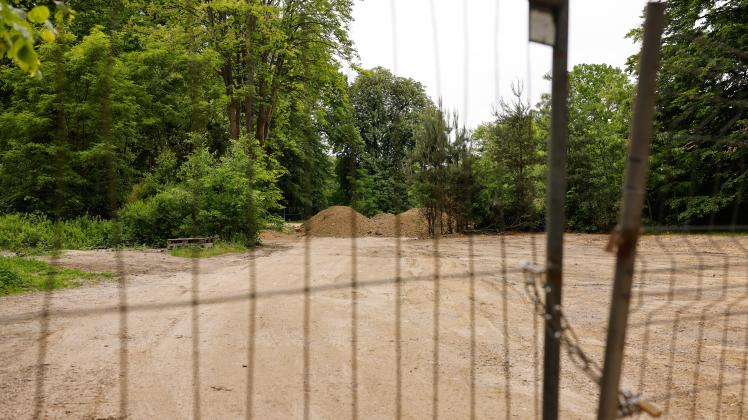 Die Bauruine am Rubbenbruchsee in Osnabrück ist weg. 01.06.2023; Foto: Michael Gründel