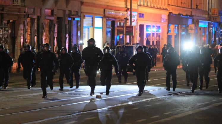 Proteste nach Urteil gegen Lina E. - Leipzig