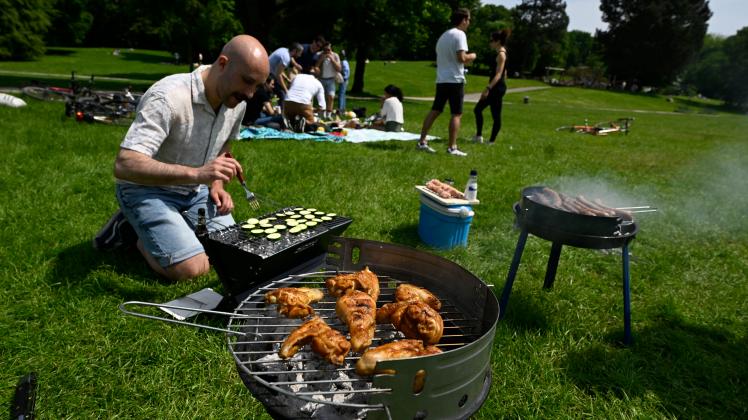Frühlingstag am Aachener Weiher