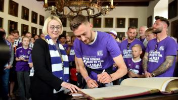 Empfang im Rathaus nach dem Aufstieg des VfL Osnabrück