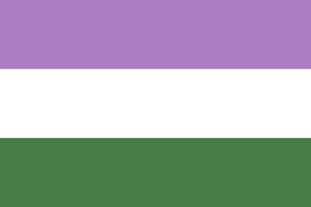 Genderqueere/nonbinäre Flagge