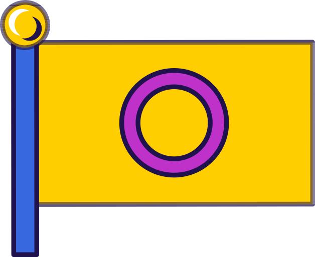 Intersexuelle Flagge