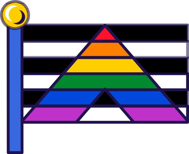Heterosexuelle Flagge