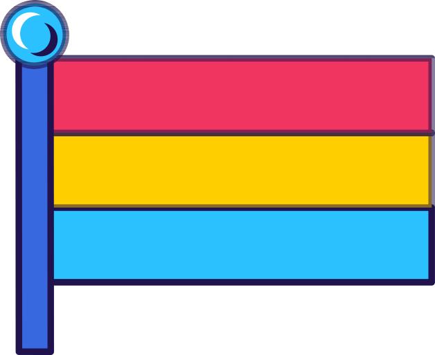 Pansexuelle Flagge Pansexuelle Flagge
