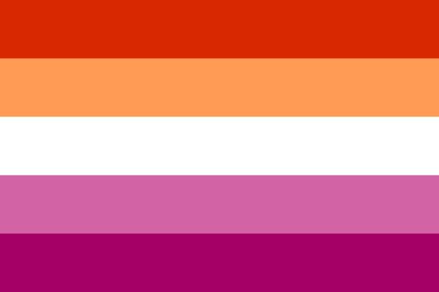 Flagge des Lesben