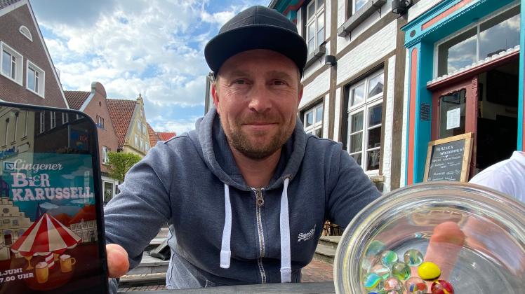 Gastronom Markus Quadt lädt für diesen Samstag, 10. Juni 2023, zum Lingener Bierkarussell ein.
