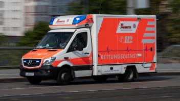Rettungswagen im Einsatz