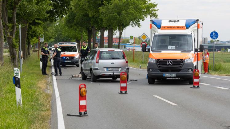 Verkehrsunfall - Westerhausener Strasse - 06.06.2023