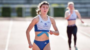 Johanna Martin, 200mAbendsportfest des 1. LAV RostockFoto: Georg Scharnweber