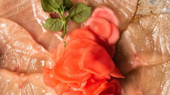 Sashimi aus Seesaibling Sashimi aus Seesaibling