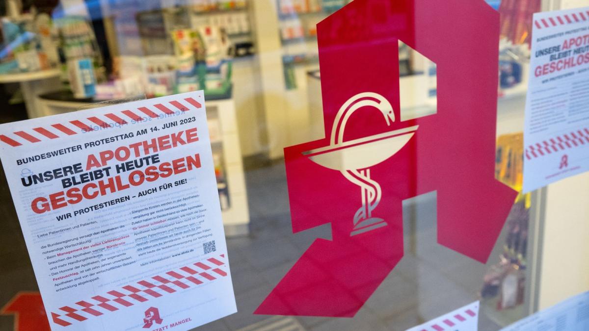 Protesttag: Warum Die Apotheken Am Mittwoch Geschlossen Bleiben | SHZ