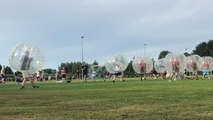 Bubble Soccer Sportwerbewoche SV Wimmer