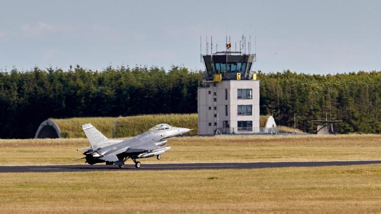F16-Kampfjets aus den USA für Luftwaffenübung in Jagel gelandet