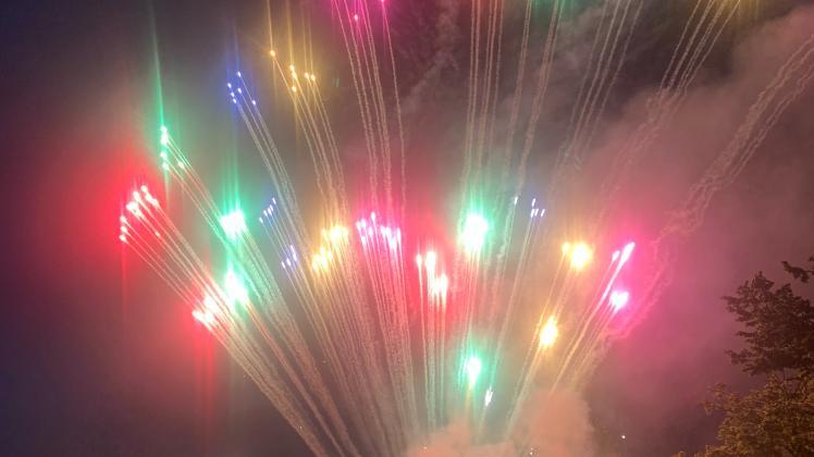 Impression vom Feuerwerk.