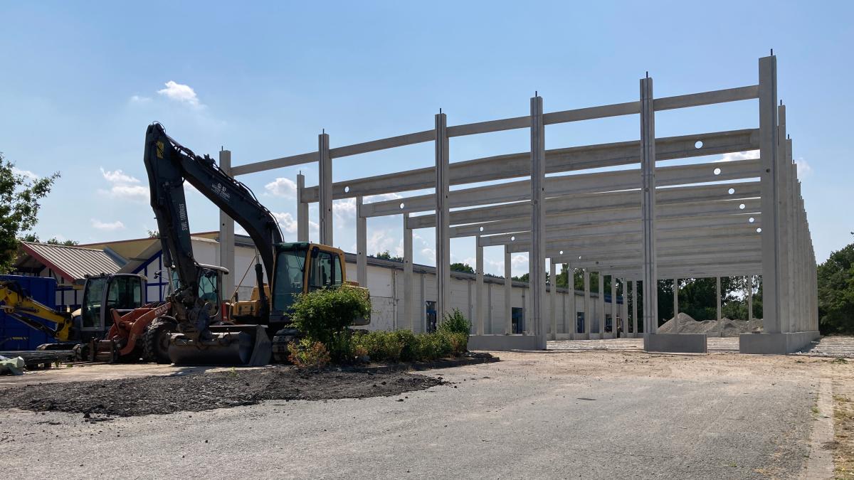Neubau an künftiger PocoImmobilie in Delmenhorst nimmt Formen an