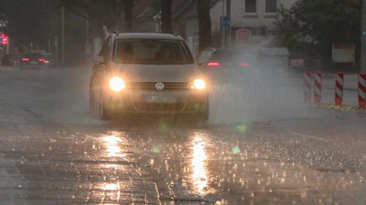 Unwetter über Oldenburg und Delmenhorst