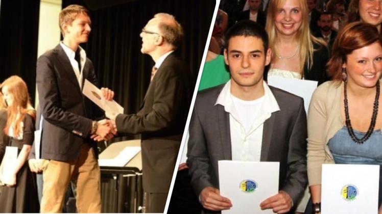 Zeugnisvergabe am Georgianum und am Franziskusgymnasium im Jahr 2013